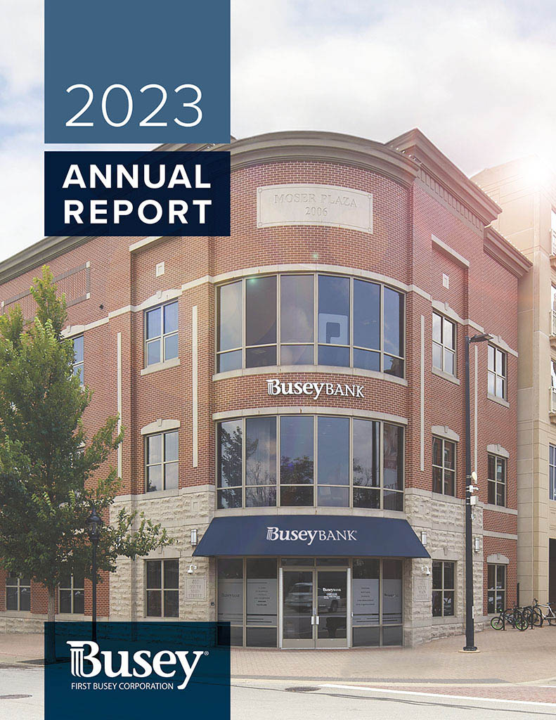 Busey 2023 Annual Report Cover Image